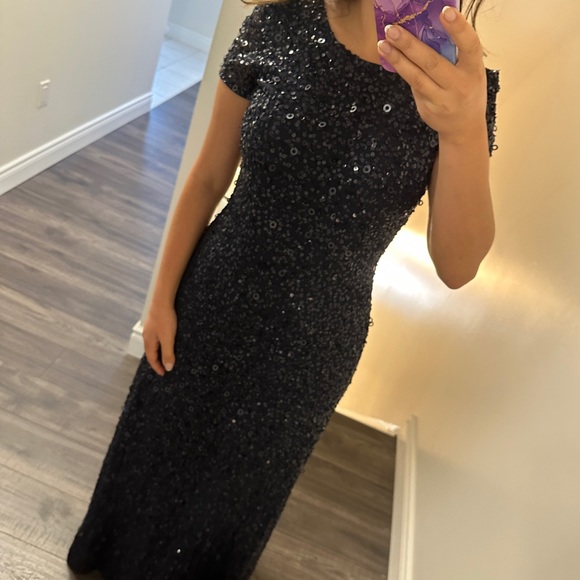 Adrianna Papell Short Sleeve Dress Size 2Petite - Picture 9 of 10